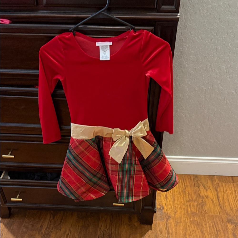 Bonnie Jean Red Velvet Dress